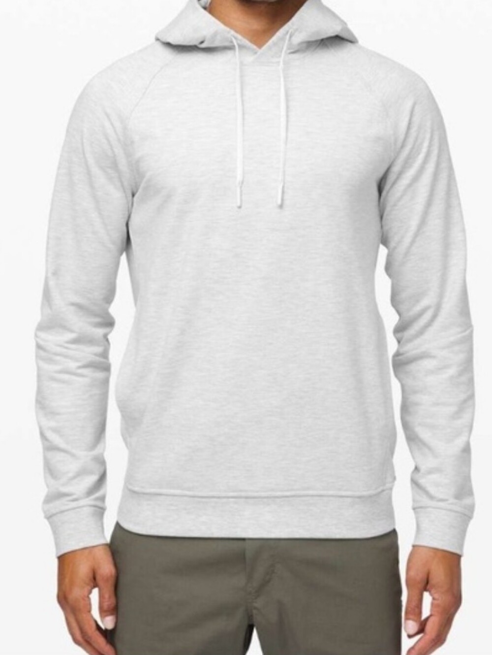 Lululemon athletica Men's Light Heather Gray Hoodie